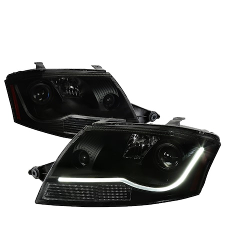 Spec-D Tuning 99-06 Audi Tt Projector Headlights Smoke- Black Housing 2LHP-TT99SM-RS
